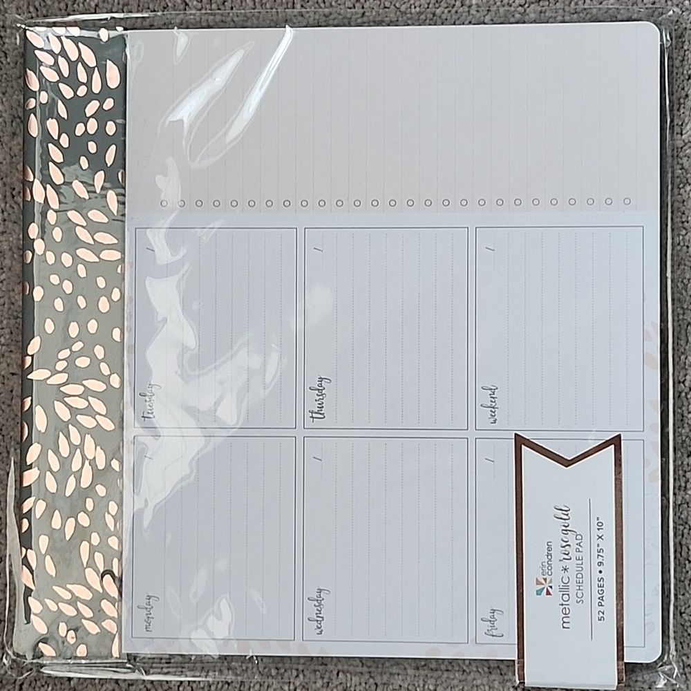 Erin Condren Schedule Pad